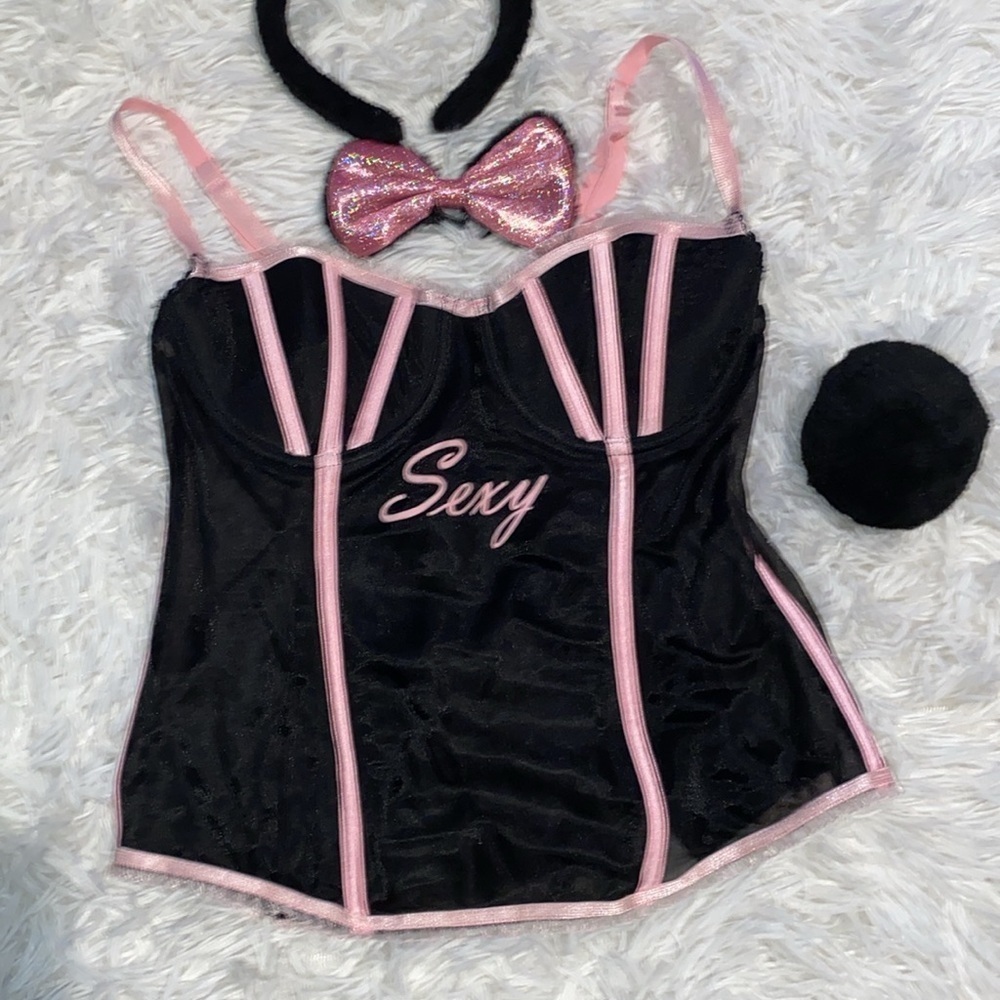 Victoria’s Secret SEXY sheer corset bustier - Picture 2 of 6